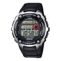 Men's CASIO Fashion Casual Radio Stopwatch Waterproof Sports Quartz Watch Mens Black Digital WV-200R-1AJF