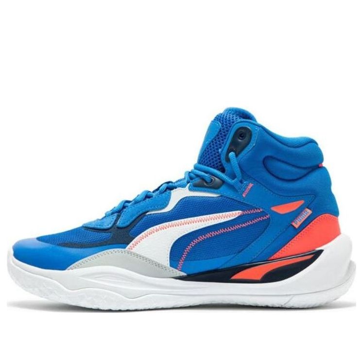 PUMA Playmaker Pro Mid Basketball Shoes 'Blue' 377902-08