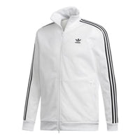 adidas originals Zipper tournament Sports Stand Collar Stripe Jacket White DV1521