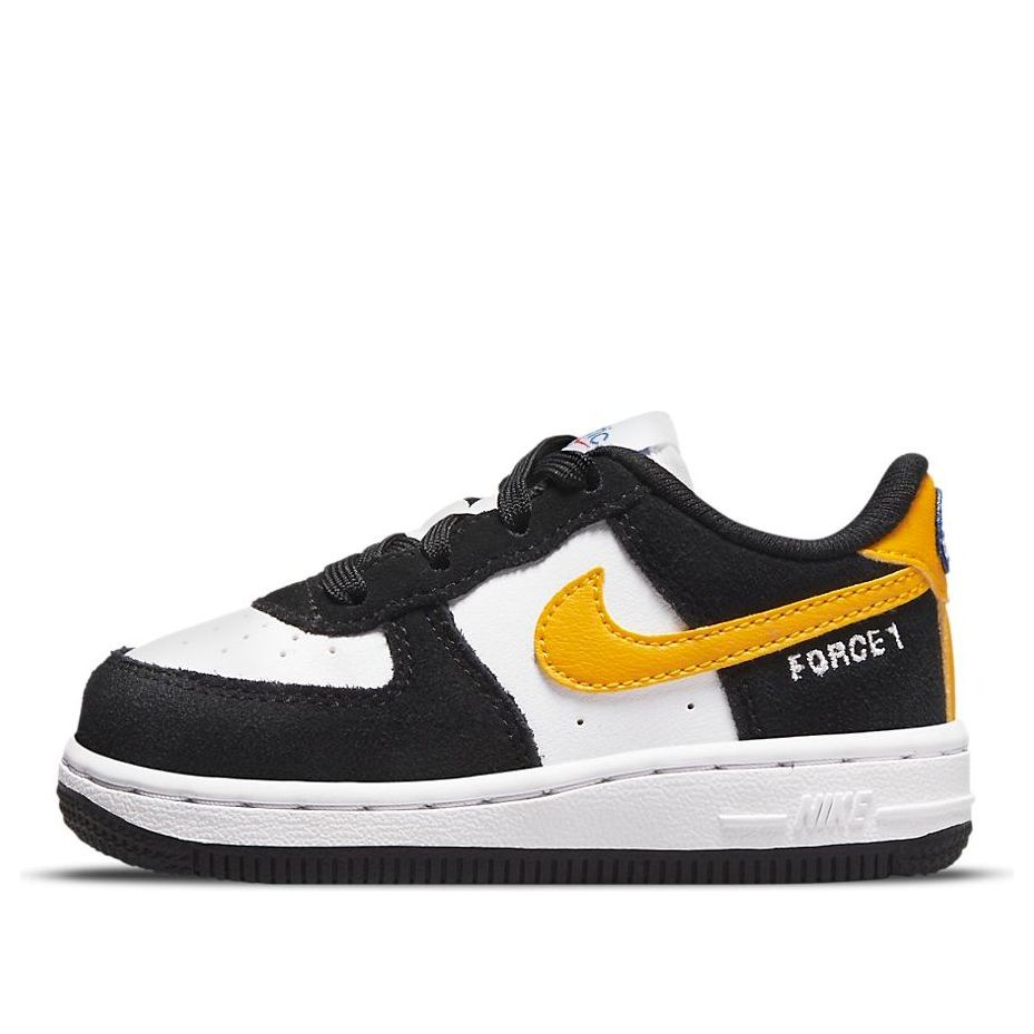 (TD) Nike Force 1 LV8 'Black White Dark Sulfur' DH9787-002