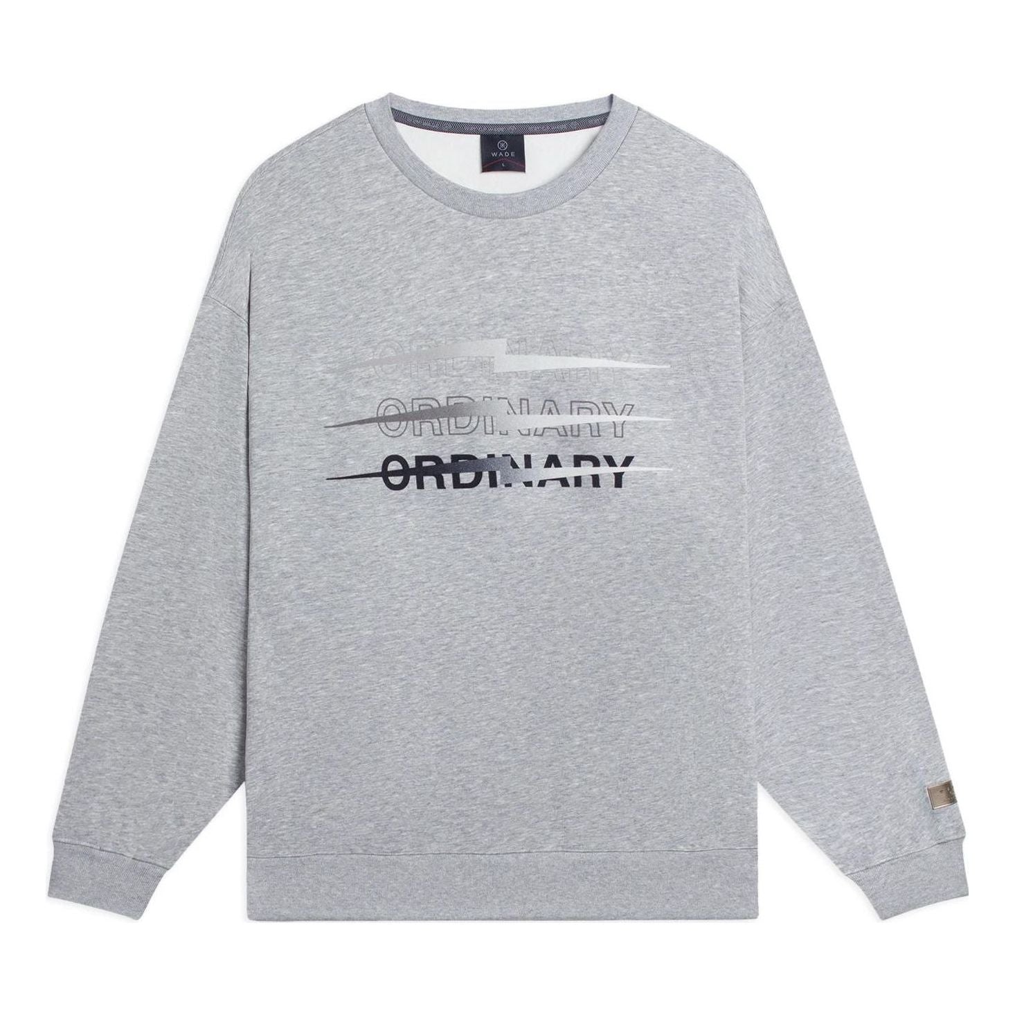 Li-Ning Way Of Wade Thunder Graphic Sweatshirt 'Grey' AWDSC57-5