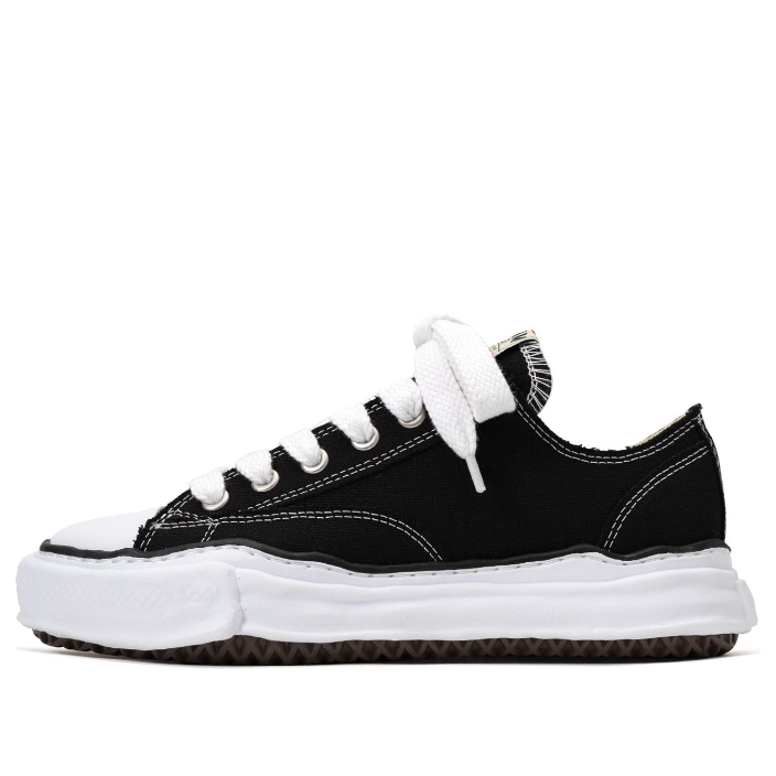 Maison MIHARA YASUHIRO PETERSON OG Sole Canvas Low 'Black' A01FW702-BLK