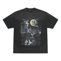Drew House Full Moon Ss T-shirt 'Faded Black' DR-FW22-189