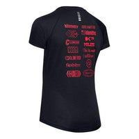 (WMNS) Under Armour UA Get Out & Run Running Sports Short Sleeve Black 1350771-001