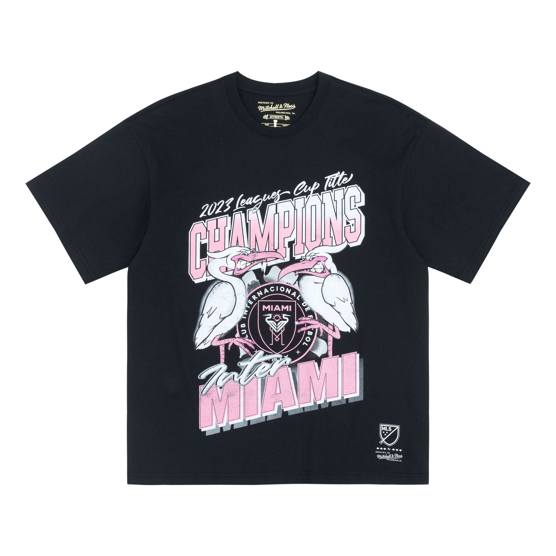 Mitchell & Ness Inter Miami CF Champion T-shirt 'Black' MN2551-BLACK