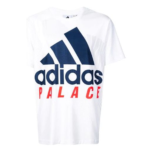 adidas x PALACE Crossover Loose Alphabet Short Sleeve Unisex 'White' CZ5906