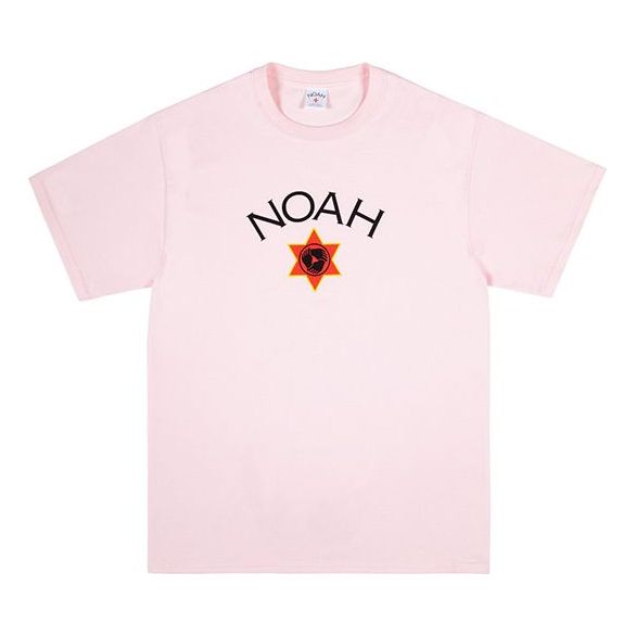 NOAH Nyc Tuff Gong Core Logo Pale Pink Tee T15FW18PPK