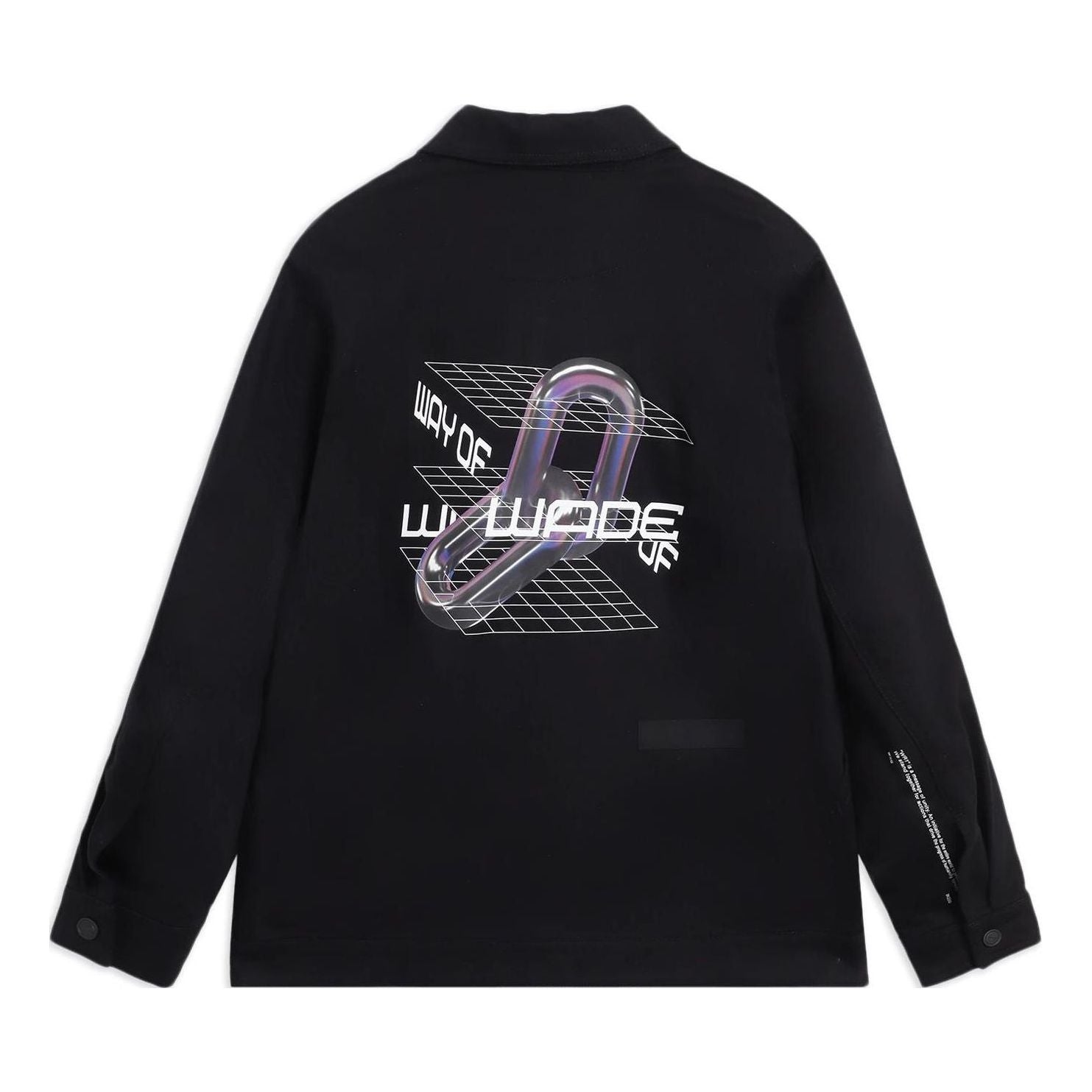 Li-Ning x Glare Way Of Wade Graphic Jacket 'Black' AFDS475-1