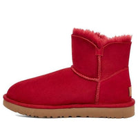 (WMNS) UGG Mini Bailey Button II Boot Red 1016422-KSS