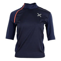 KENZO SS21 Logo Printing Sports Short Sleeve Navy Blue 2TO8574JS-77