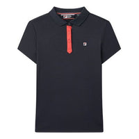(WMNS) FILA Athleisure Casual Sports POLO Short Sleeve Blue F11W021118F-NV