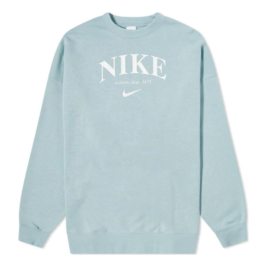 (WMNS) Nike Sportswear Essential Oversized Fleece Sweatshirt 'Sky Blue' DQ5106-366