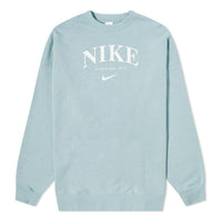 (WMNS) Nike Sportswear Essential Oversized Fleece Sweatshirt 'Sky Blue' DQ5106-366