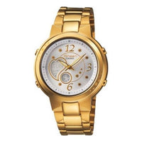 CASIO SHEEN Waterproof Stainless Steel Strap Gold Analog SHN-6003G-7A