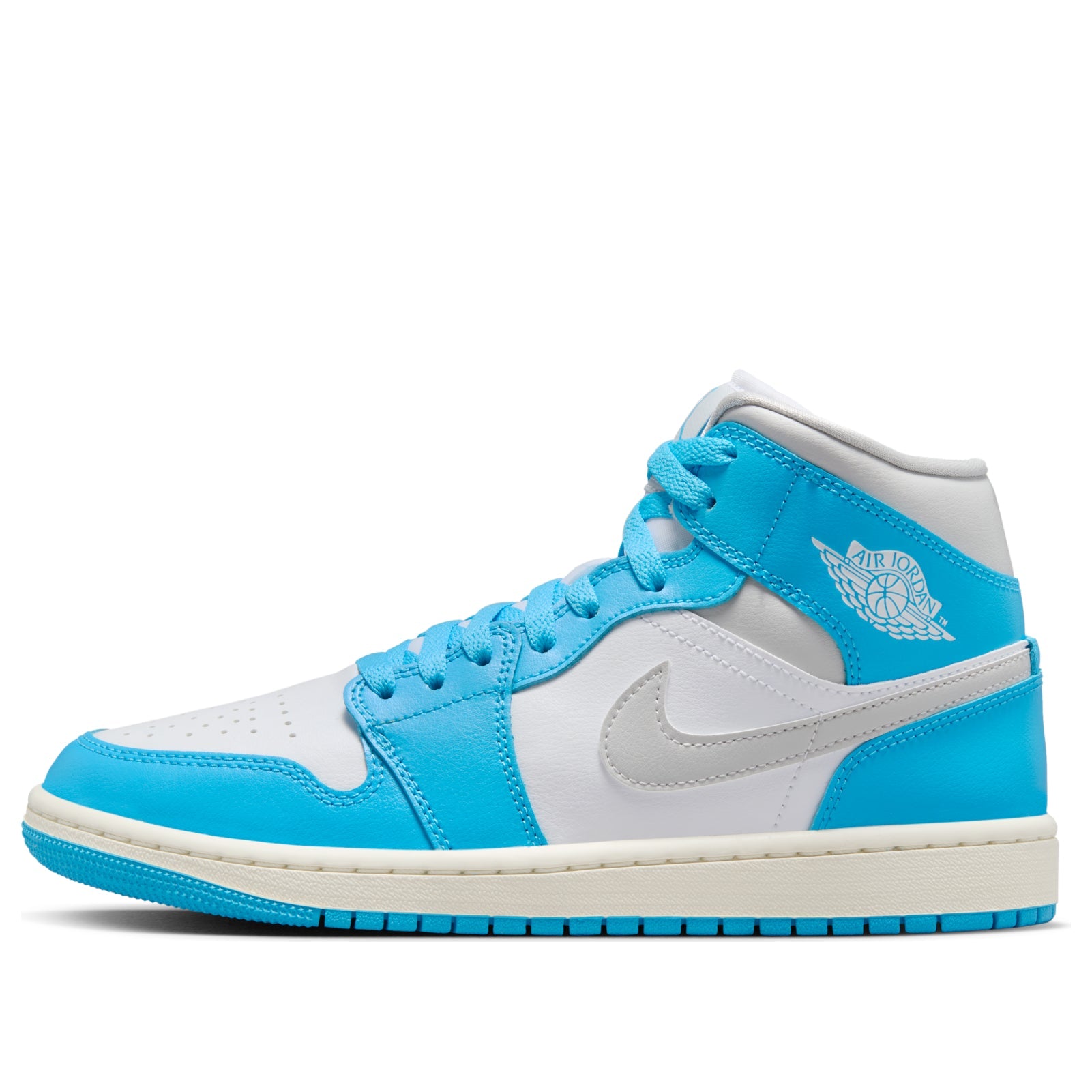 (WMNS) Air Jordan 1 Mid 'Dark Powder Blue' BQ6472-400