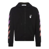 Off-White FW21 Large Arrow Printing Pattern Jacket Version Black OMBE001R21FLE0021032-1