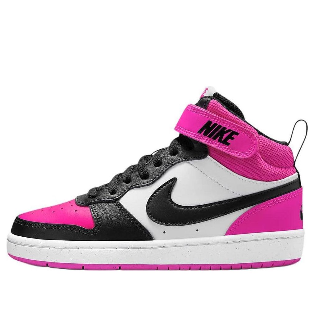 (PS) Nike Court Borough 2 'White Fierce Pink' HV0933-100