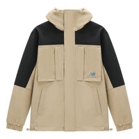 New Balance Windproof Sport Jacket Asia Sizing 'Beige Black' AMJ31304-BNN