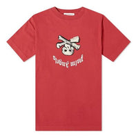 PALM ANGELS Skull Tee Printing Short Sleeve Red PMAA001F194130292488