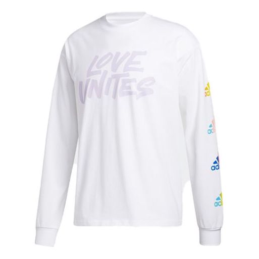 adidas Pride Unites Ls Sports Stylish Long Sleeves White GK1583
