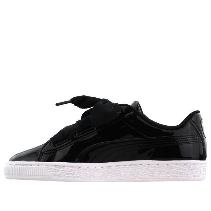 PUMA Basket Heart Patent 'Black White' 364817-01