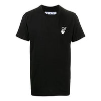 Off-White Arrows Arrow Logo Applique Tee Men's Black OMAA027F20FAB0041001