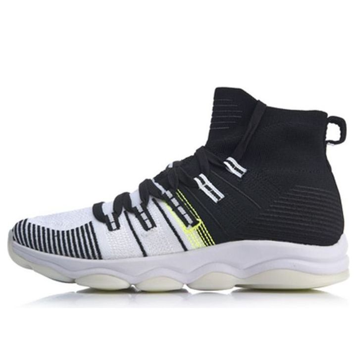 Li-Ning Unisex High-Top Training Shoes Black/White AFJP027-2