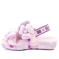 (WMNS) UGG Susan Fang Fluff Slippers 'Flower Weave Pink' 1143570-PINK