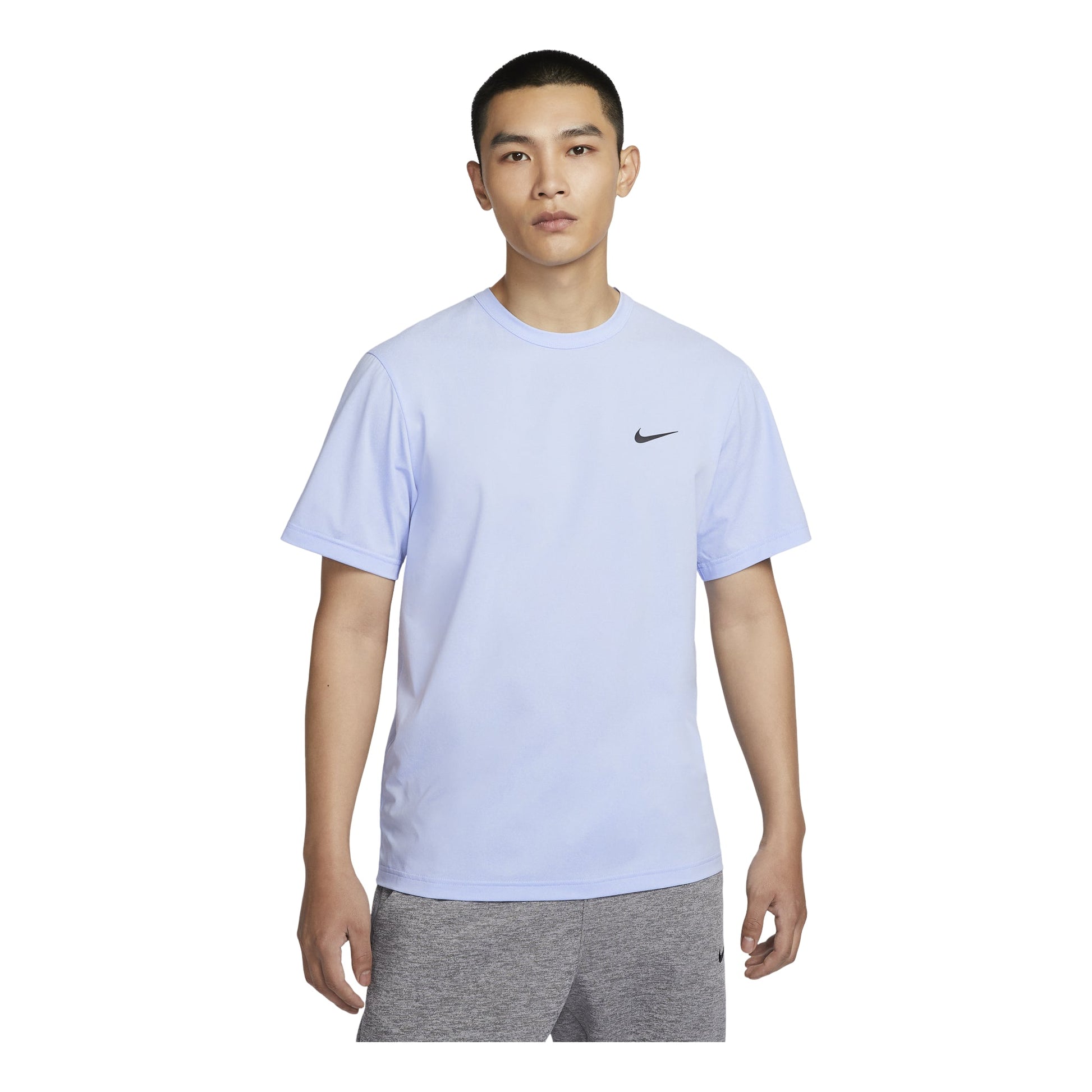 Nike Dri-FIT UV Hyverse Short Sleeve Fitness Top 'Blue' DV9840-479