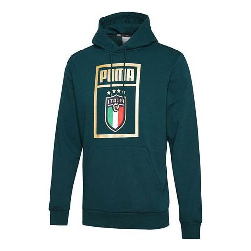 PUMA FIGC Full Sleeve Printed Hoodie 'Green' 757506-18
