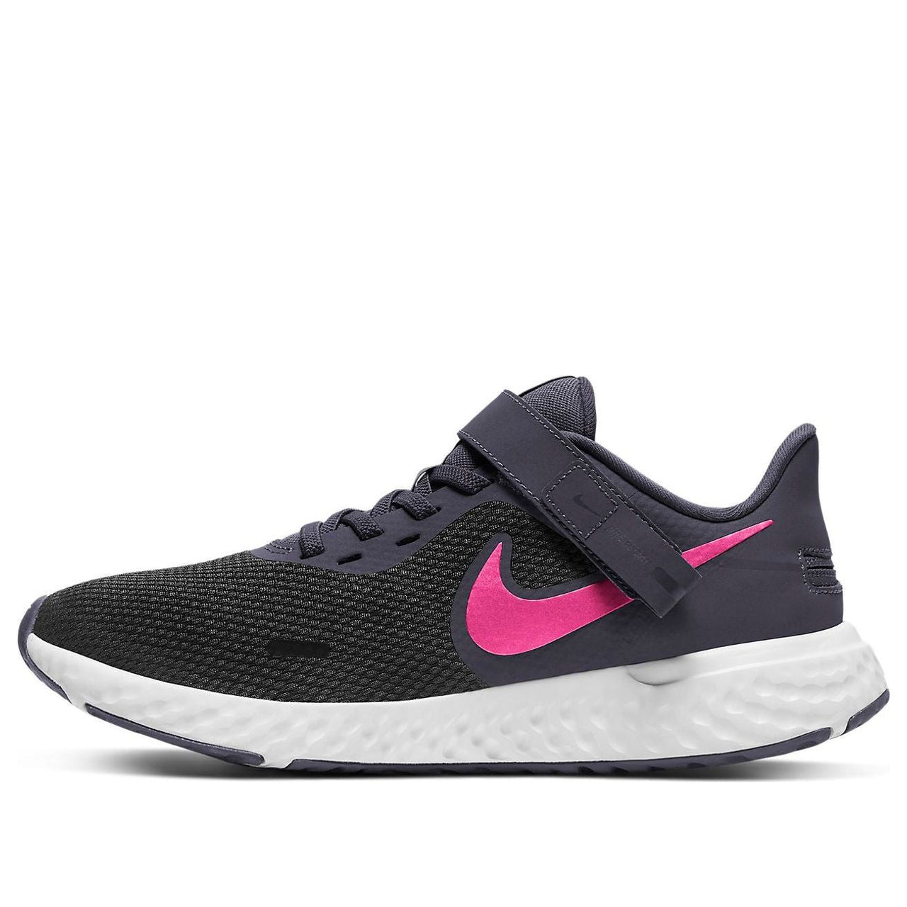 (WMNS) Nike Revolution 5 FlyEase 'Black Pink' BQ3212-014
