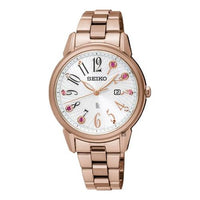 SEIKO LUKIA Series Solar Quartzes Christmas Limited Gold SUT302J1