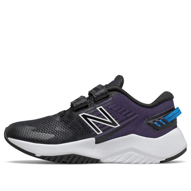 New Balance Kids' Hook and Loop Rave Run Black/Purple PTRAVLB1