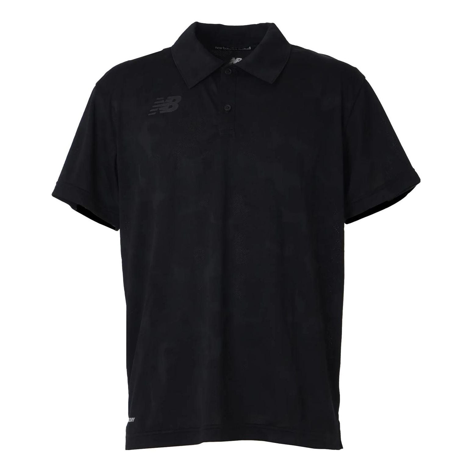 New Balance Black Out Collection Polo Shirt Asia Sizing 'Black' AMT35205-BK