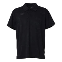 New Balance Black Out Collection Polo Shirt Asia Sizing 'Black' AMT35205-BK