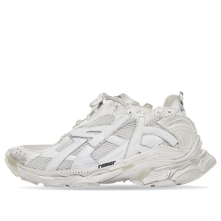 Balenciaga Runner Sneakers 'White Mesh and Nylon' 656065W3RA19000