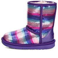 (PS) UGG Classic Short II Rainbow Purple 1103622T-VRBW