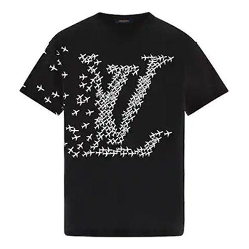 LOUIS VUITTON Lv Planes Print For Men Black 1A5WE