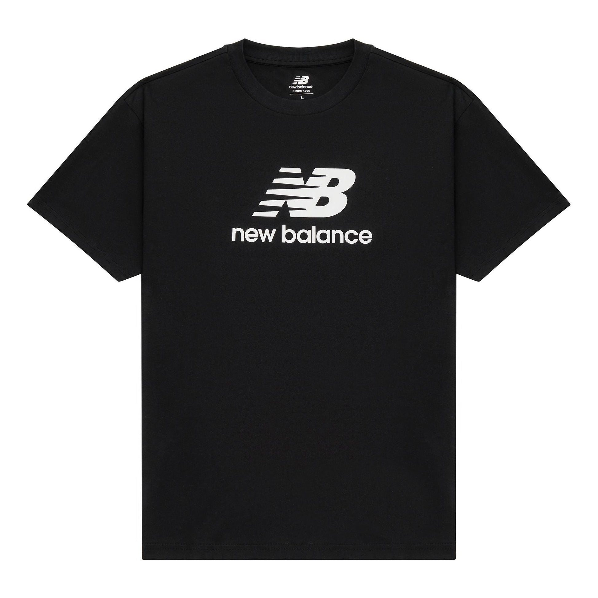 New Balance Essential Logo T-shirt Asia Sizing 'Black' AMT31541-BK