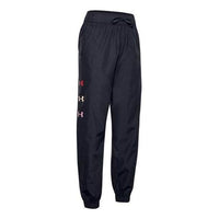 (WMNS) Under Armour Woven Sport Pants 'Black' 1351772-001