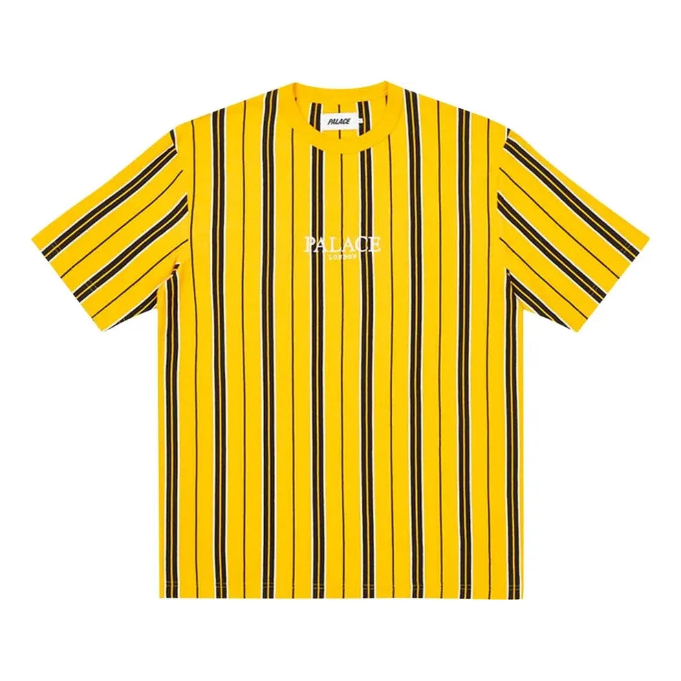 Palace FW22 Vertical Stripe T-Shirt 'Yellow' P23ES040