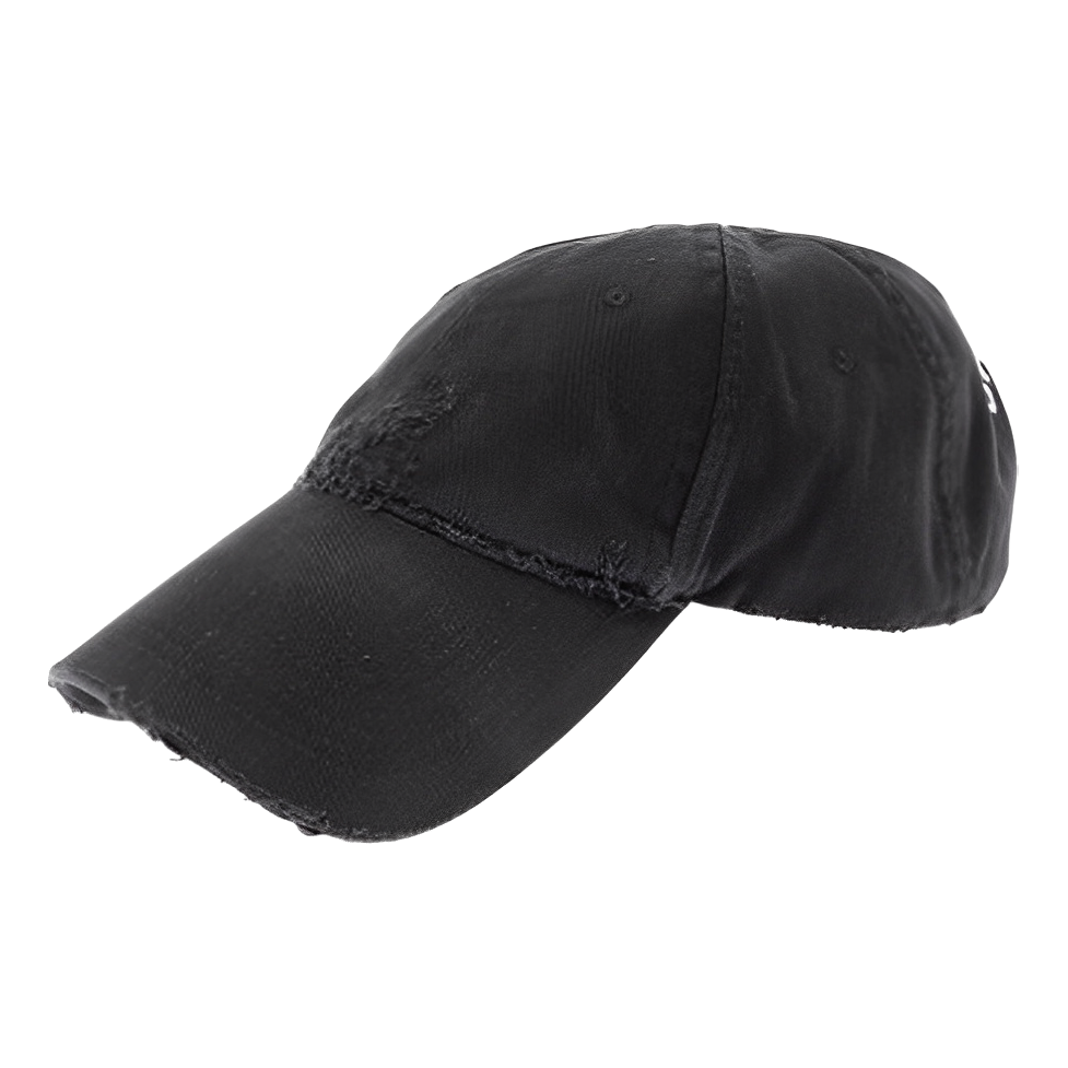 Balenciaga Dog Bite Cap 'Black Faded' 744301410B21071