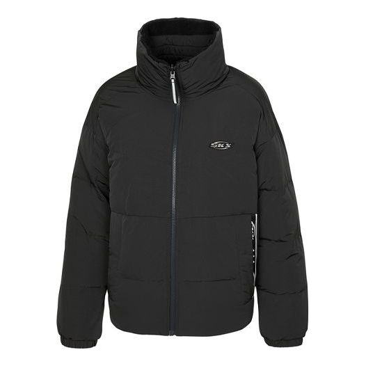 (WMNS) Skechers SKX Reversible Down Jacket 'Black Grey Purple' P421W003