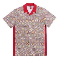 KITH Printed Camp Collar Shirt 'Brown Red' KH3788-108