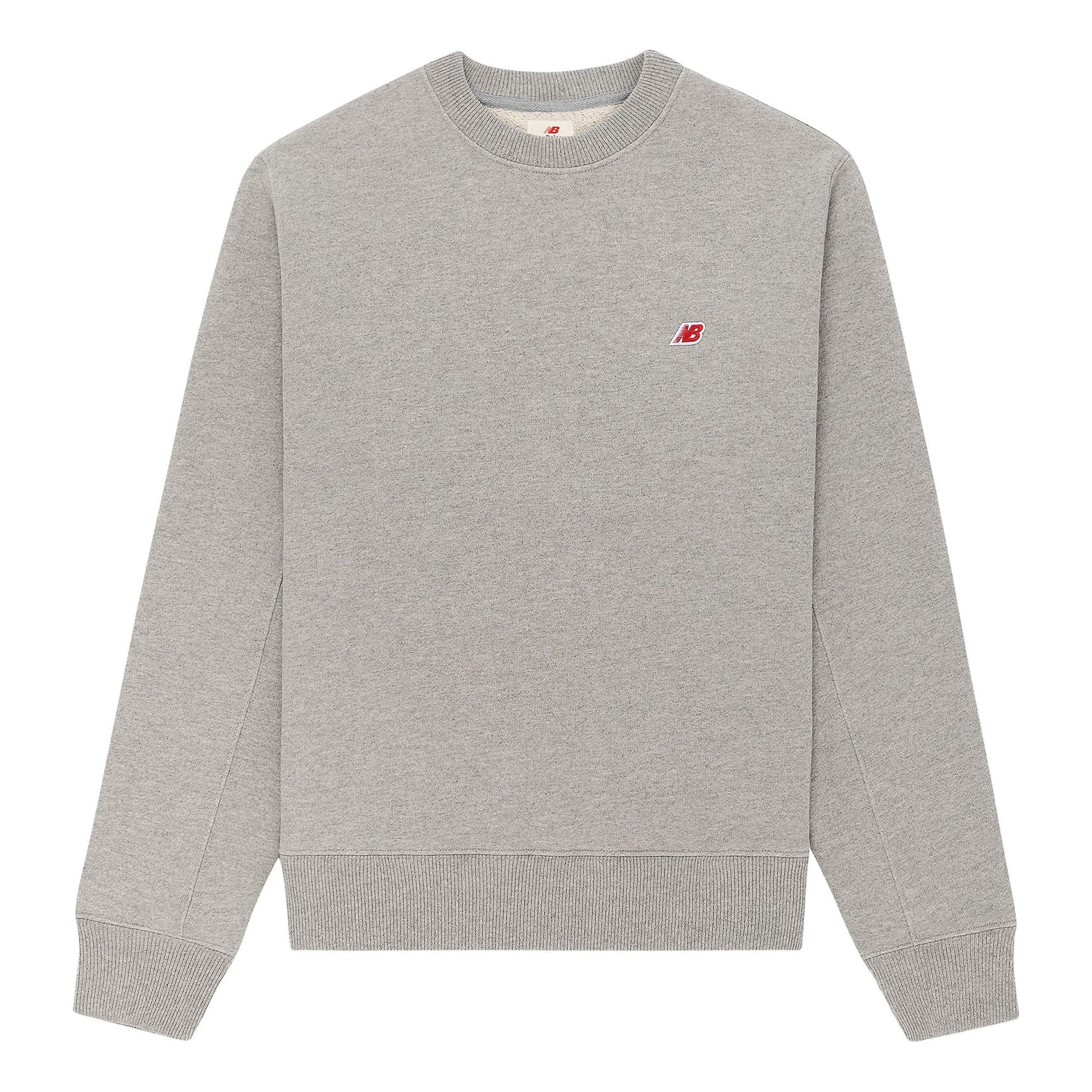 New Balance MADE in USA Core Sweatshirt Asia Sizing 'Athletic Grey' MT21541-AG