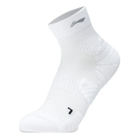 Li-Ning Running Logo Mid Cut Socks 'White' AWST009-2