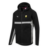 PUMA Scuderia Ferrari Hooded Sweat Jacket 'Black' 576707-02