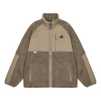 New Balance Lifestyle Cotton Warm Coat Asia Sizing 'Brown Beige' AMJ23326-DRI