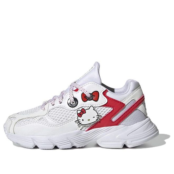 (GS) adidas Hello Kitty x Astir 'White Vivid Red' GX1877