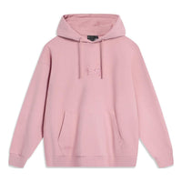Li-Ning Embroidered Logo Hoodie 'Pink' AWDT583-6